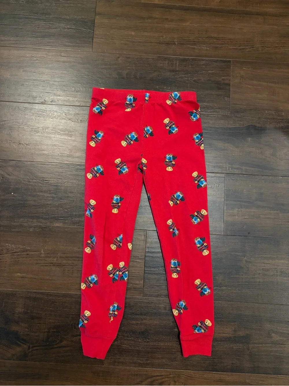 Polo Ralph Lauren Bear Christmas Pajama Pants Girls 5